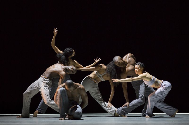Alvin Ailey American Dance Theater in Kyle Abrahams Untitled America Second Movement. Photo by Paul Kolnik