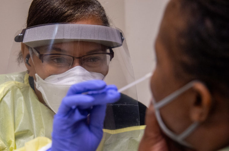 As COVID Cases Decline, L.A. Has 'Likely Passed The Peak' Of Omicron 38 covid testing