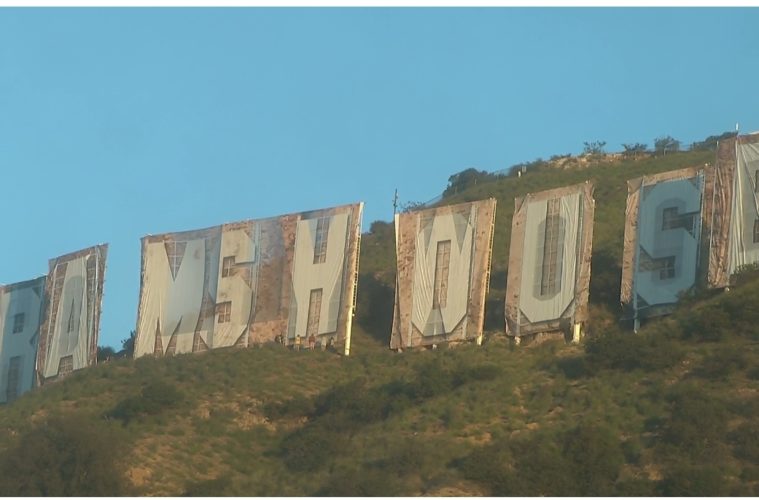 Crews Worked Into The Night To Transform Hollywood Sign For The Rams 38 Screenshot 20220216 065714 Chrome