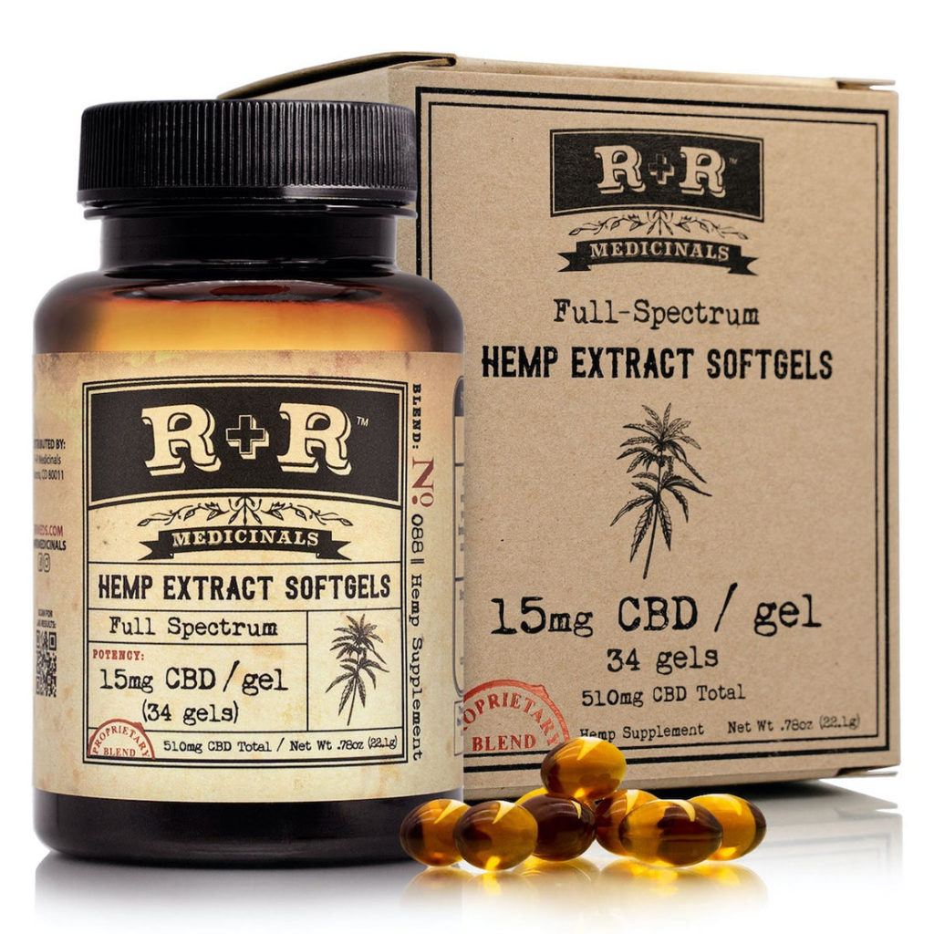 R+R Medicinals CBD Softgels