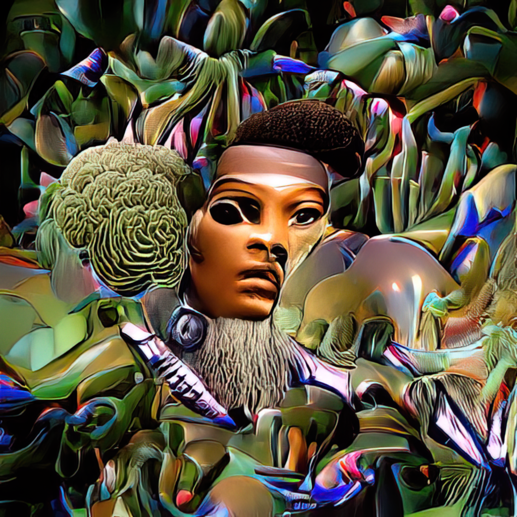 Restorative Afrofuturism Visual Aya