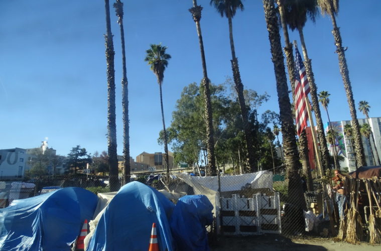 'We Have Designed The Crisis:' L.A. Homeless Services Director Resigns 38 adam jones flickr homeless tents