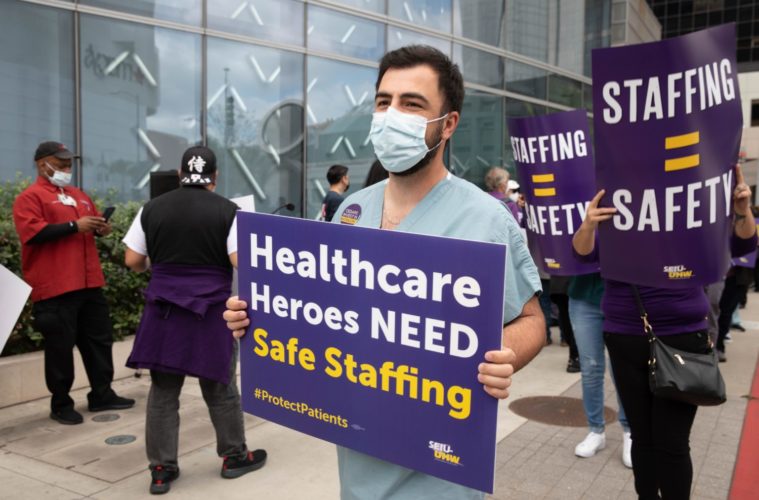 Cedars-Sinai Workers Protest After Multiple Safety Violations By Hospital 38 cedars protest