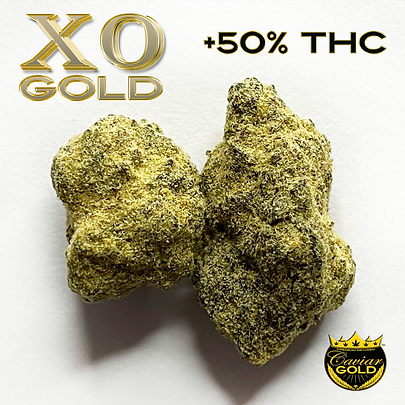 plain nugs XO GOLD INFUSED MOON ROCK CAVIAR GOLD WORLDS STRONGEST CANNABIS