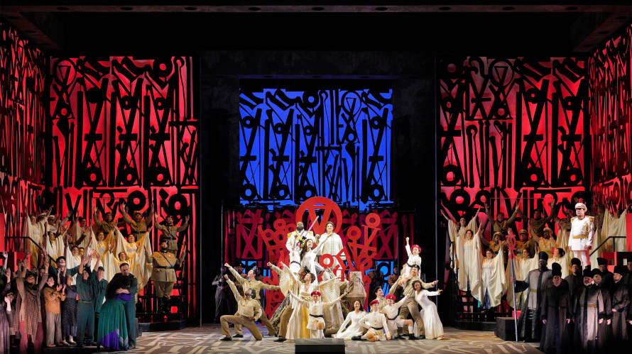 LA Opera Aida photo by Cory Weaver