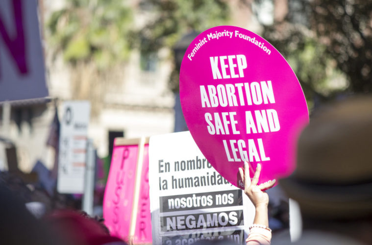 Los Angeles Reacts To Supreme Court Possibly Overturning Roe v. Wade 38 larissa puro womens march abortion