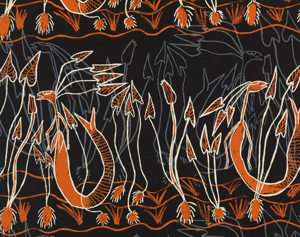 Aboriginal Screen Printed Textiles from Australias Top End art