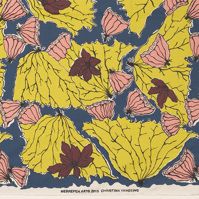 Aboriginal Screen Printed Textiles from Australias Top End art