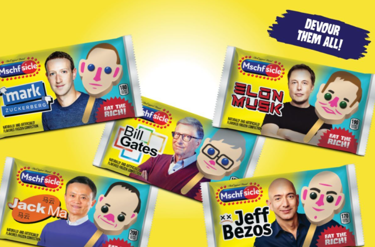 'Eat The Rich' Popsicles Let You Lick Your Favorite Billionaire 38 eat the rich popsicles