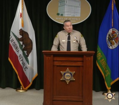 Measure To Give Supervisors Power Of Sheriff Removal One Step Closer To Being On Ballot 38 sheriff villanueva screenshot youtube