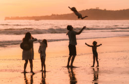 ButterflyBeach Family Sunset Edit