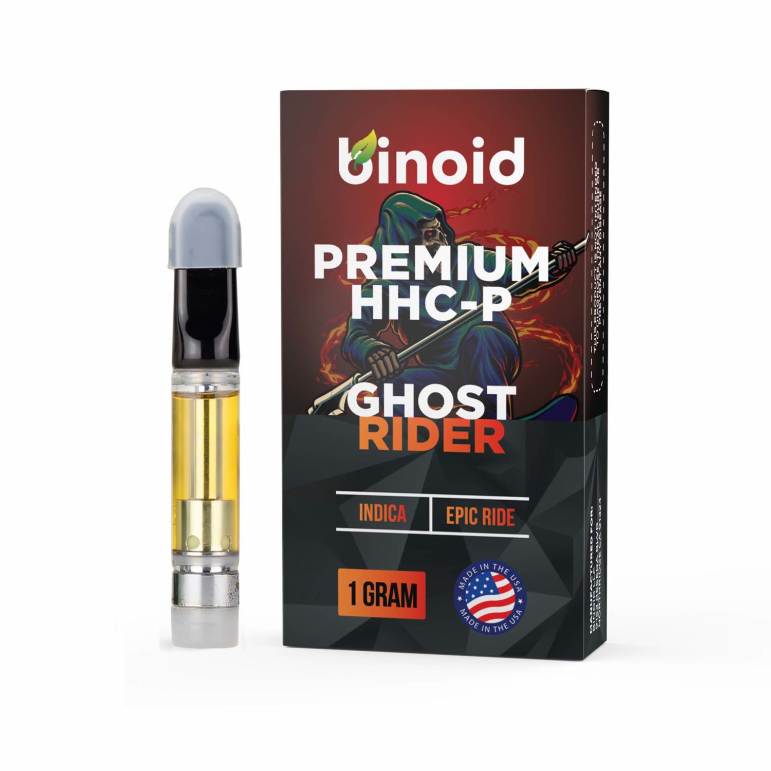 HHCP Vape Cartridge Ghost Rider Benefits Effects For Pain Anxiety Sleep Insomnia 1 gram indica best
