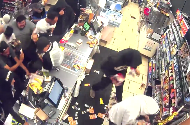street takeover looting 7 eleven