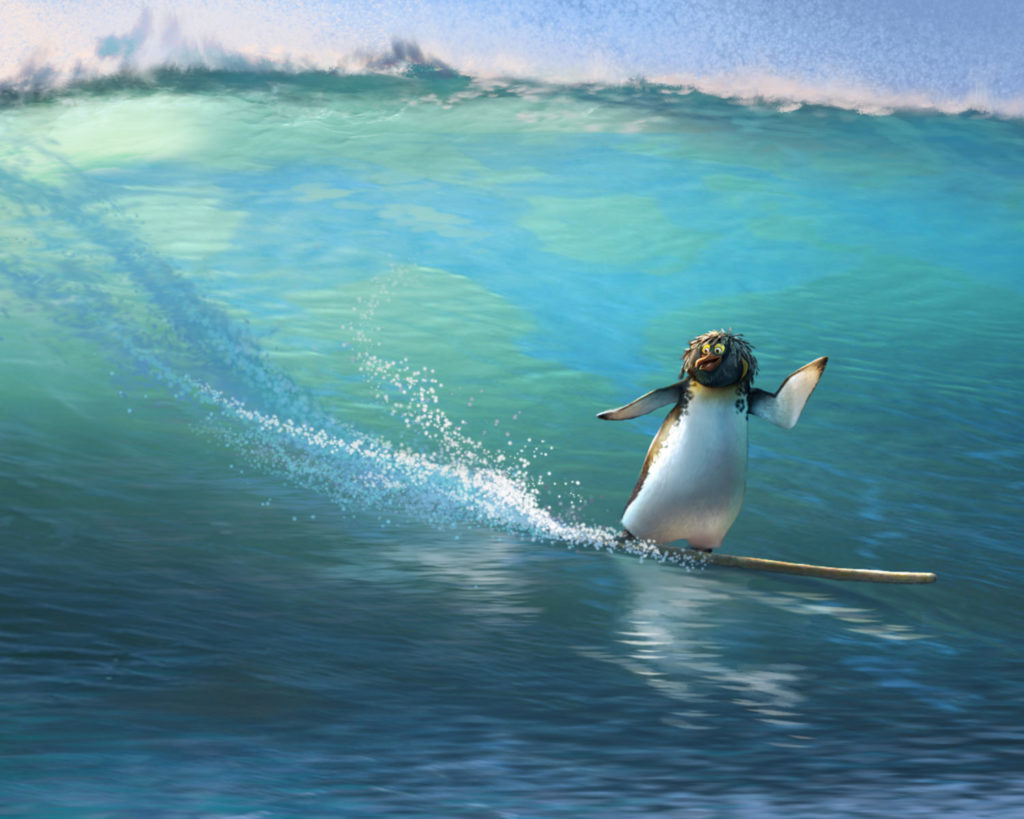 Sony Animation at DCon SURFS UP 2007 Visual development by Paul Lasaine