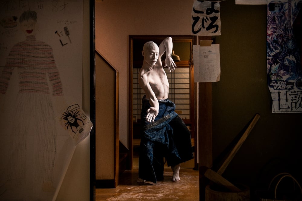 Dai Matsuoka Butoh Dancer. Photographed September 23 2020 by Arisa Kasai