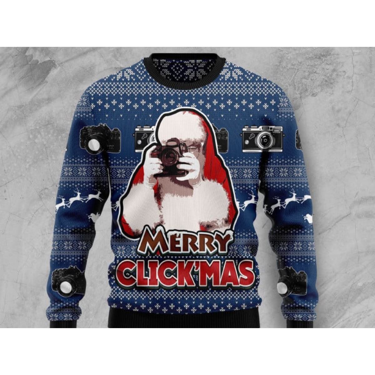Merry Clickmas Christmas Sweater