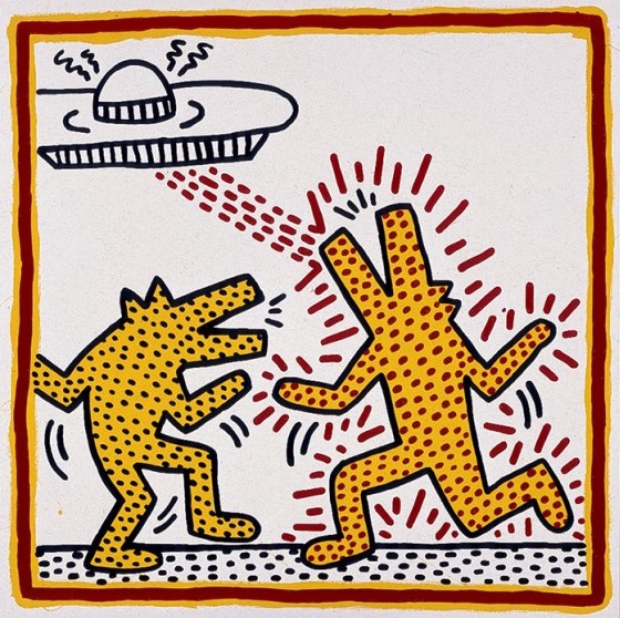 May Keith Haring Untitled 1982. Baked enamel on metal. The Broad Art Foundation. © Keith Haring Foundation