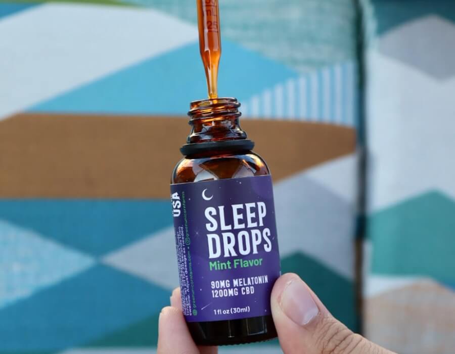 GUF sleep drops CBD with melatonin