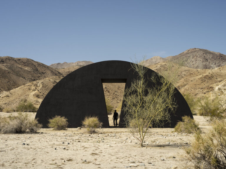 Desert X Asks Desert Why? 40 Desert X 2023 installation view Torkwase Dyson Liquid A Place photo by Lance Gerber courtesy the artist and Desert X 1 768x576 1