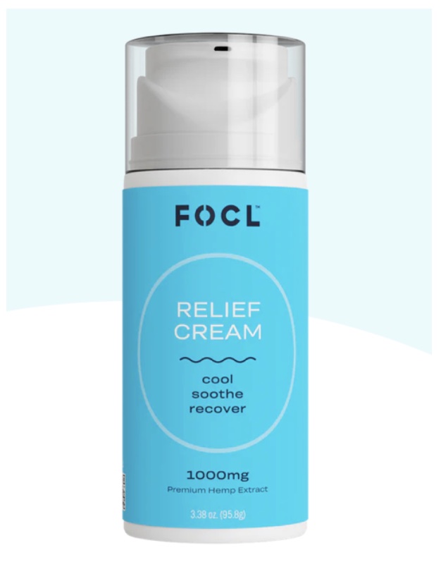 FOCL CBD Relief Cream Bottle