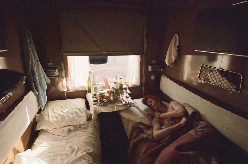 Geoff MacCormack David Bowie on the Trans Siberian Express 1973 Courtesy of the artist