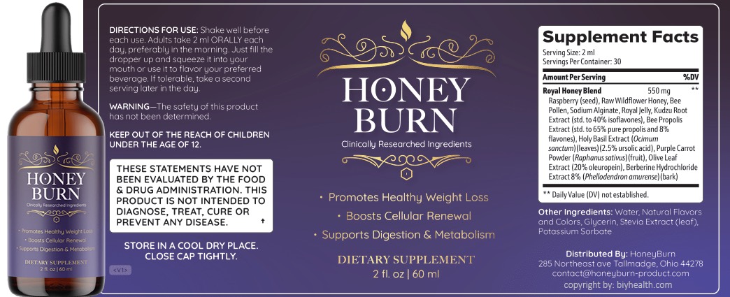 Honeyburn Ingredients