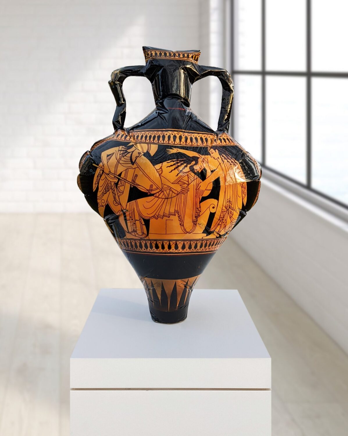 Adam Parker Smith Nikoxenos Amphora 2020. Resin steel and urethane. 16 x 11 x 6 inches Courtesy of SLOMA Photo by Heraldo Creative