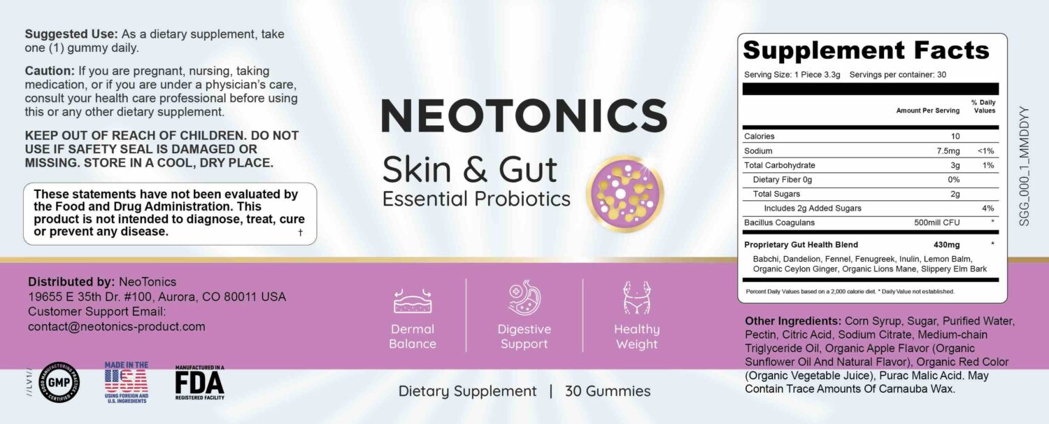 Neotonics Ingredients
