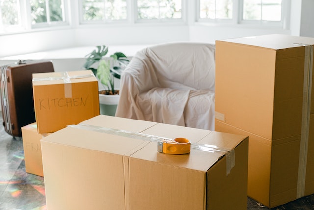 How Royal Moving and Storage is Changing the Relocation Game 37 Moving boxes prepared for the movers.