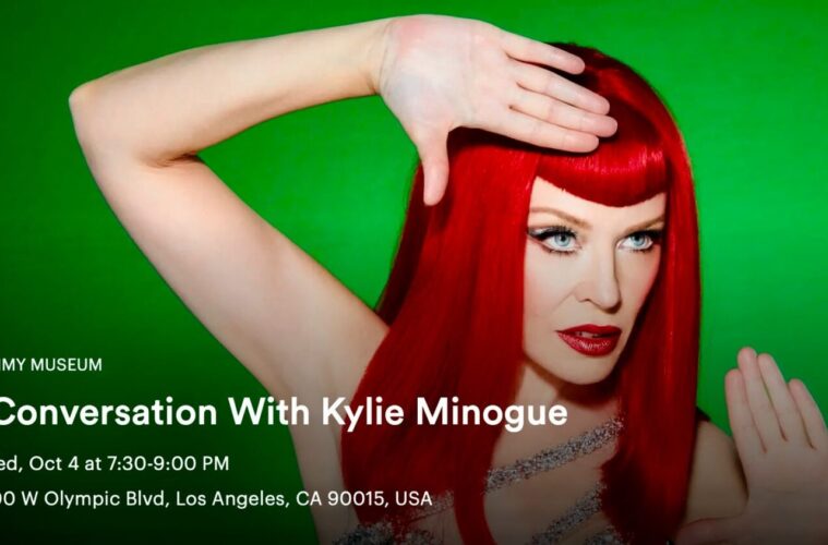 Kylie Releases Tension at Grammy Museum