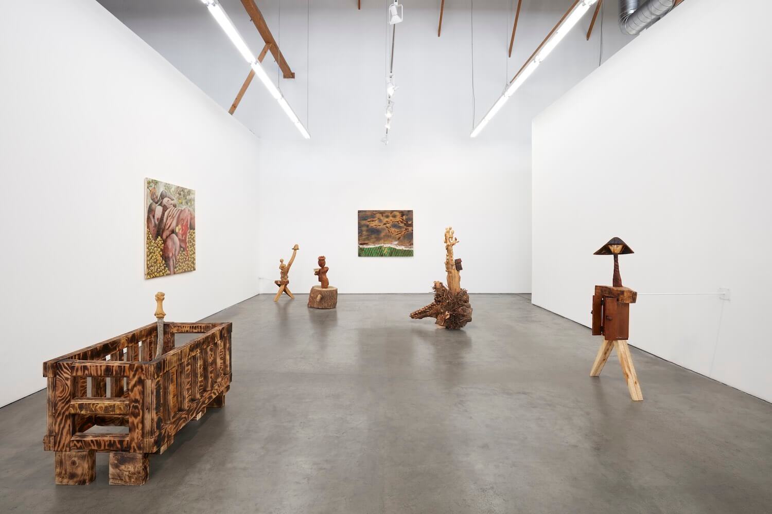 Meet Prayerful Parables Artist Emmanuel Louisnord Desir 41 Installation view Emmanuel Louisnord Desir Prisoners of Hope 2021 Francois Ghebaly Los Angeles