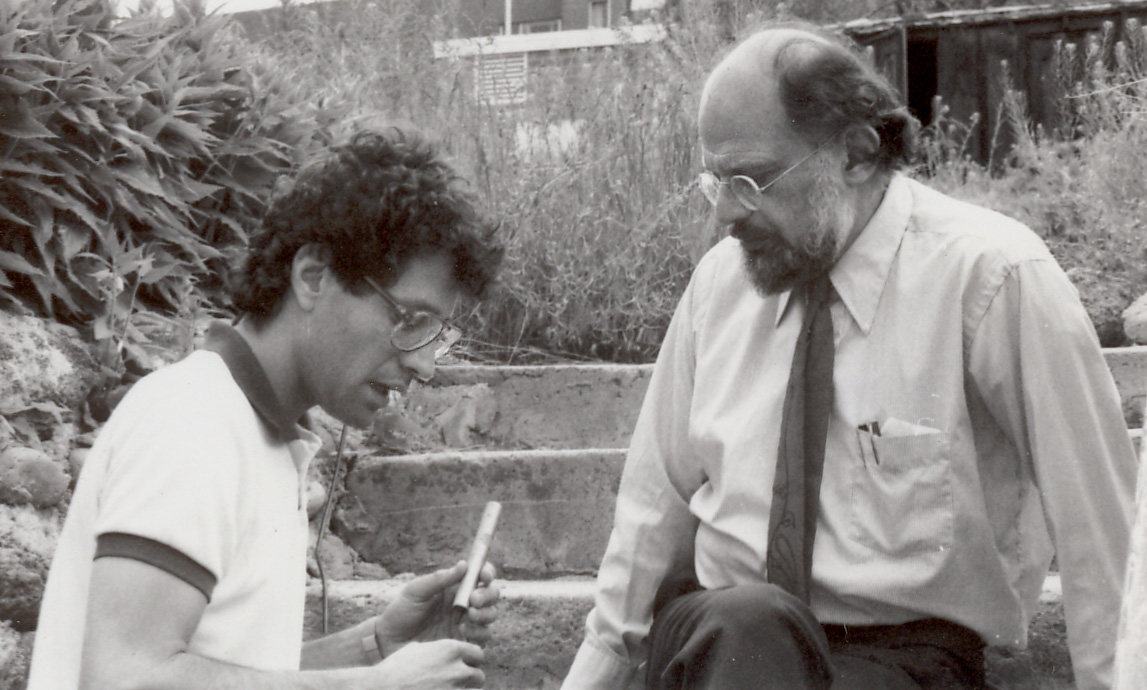 Jerry Aronson and Allen Ginsberg Boulder CO 1978