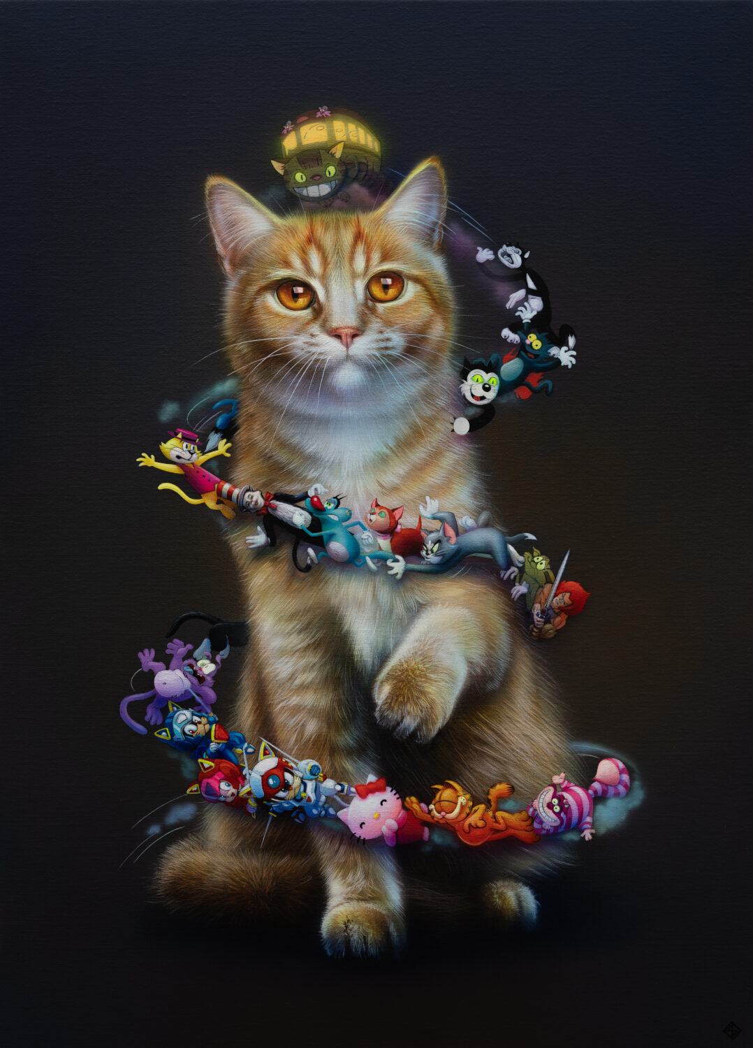 The Swing of Things: Arts Calendar January 11-17 58 Thinkspace Super A Twisted Cat 1 29 x 21 inches