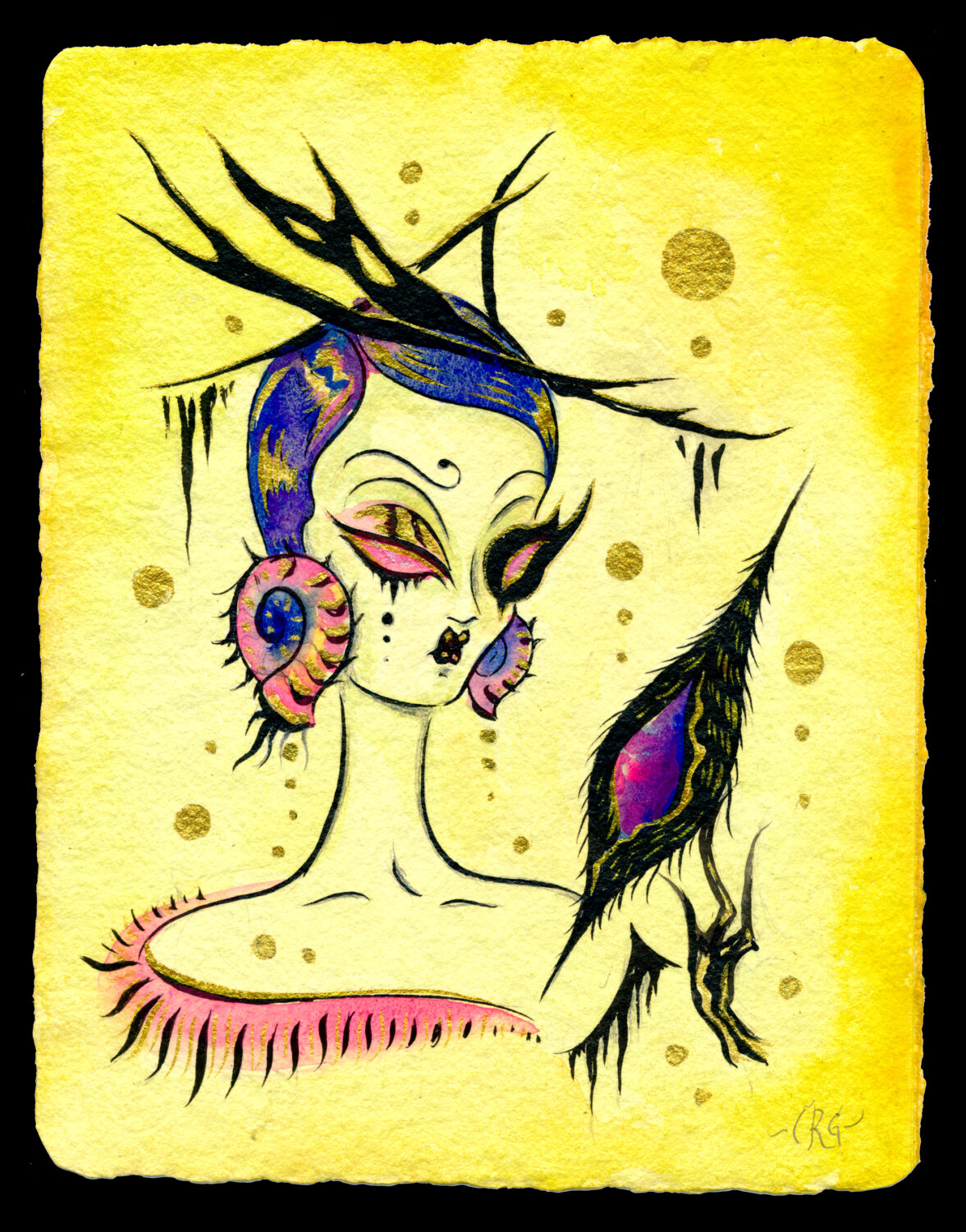 Meet Natural Magic Artist Camille Rose Garcia 47 Dream Drifter with Shell
