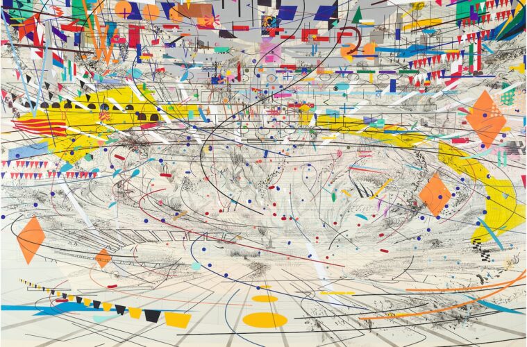 Tragedy Plus Time: Arts Calendar February 15-21 38 Julie Mehretu Stadia II 2004