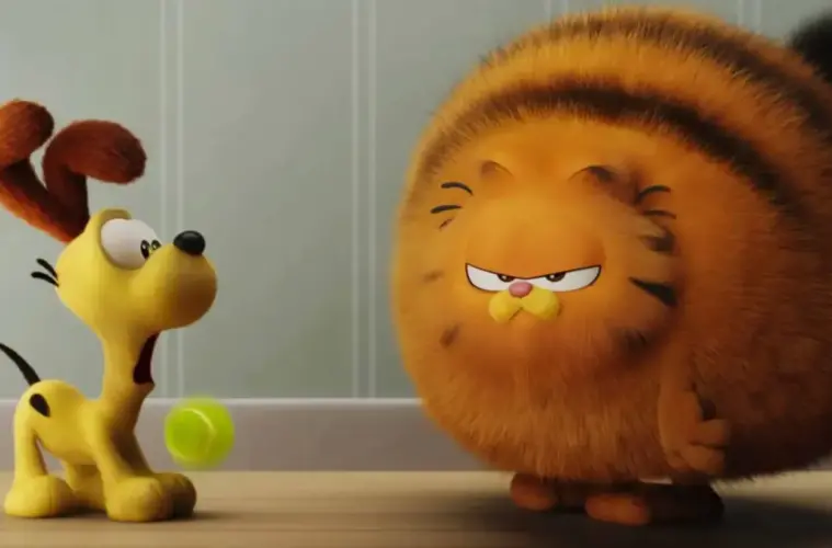 Review: Substituting Action-Movie Tropes for Lasagna Feasts, 'The Garfield Movie' Could Use More Lard 38 052824 GARF frSON 1536x839.jpg