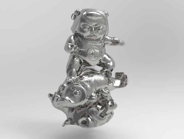 Haoyuan Lu Creates "RIDE,Nezha and the tide" Sculpture: Reviving Mythical Characters with Modern Appeal 38 image2 3 053124