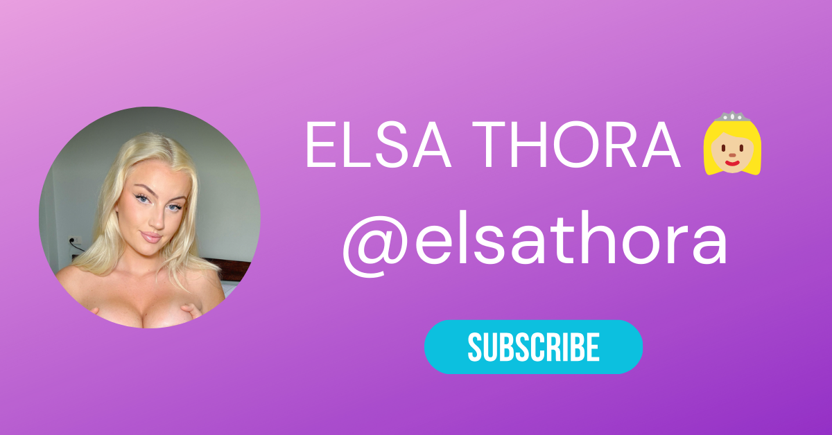 Top 10 Swedish OnlyFans & Sexiest OnlyFans Swedish Girls 46 @elsathora LAW