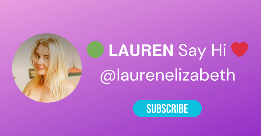 Lauren Elizabeth Onlyfans Leaks
