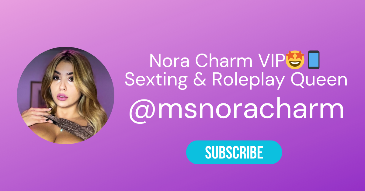The Best Roleplay Onlyfans Accounts 39 @msnoracharm LAW