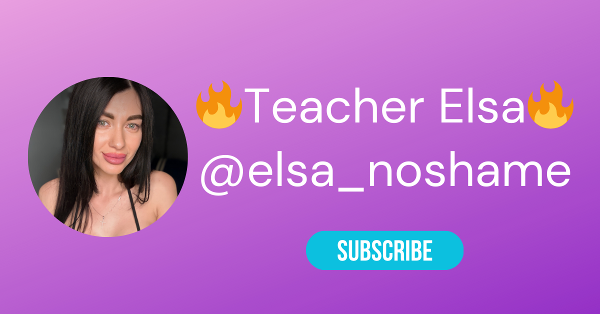 The Best Teacher Onlyfans Accounts 43 @elsa noshame LAW