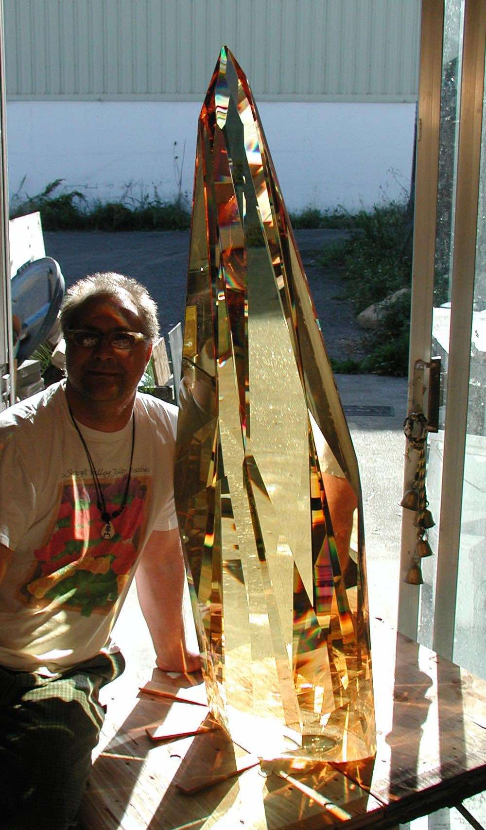 Mergingold: A Majestic Optical Glass Sculpture of Artist Michael Bokrosh 37 image1 2 072424