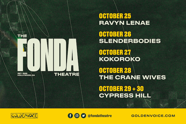 LA Weekly Halloween Guide 2024 44 2024 FondaTheatre LAWeeklyBanner 600x400 v2