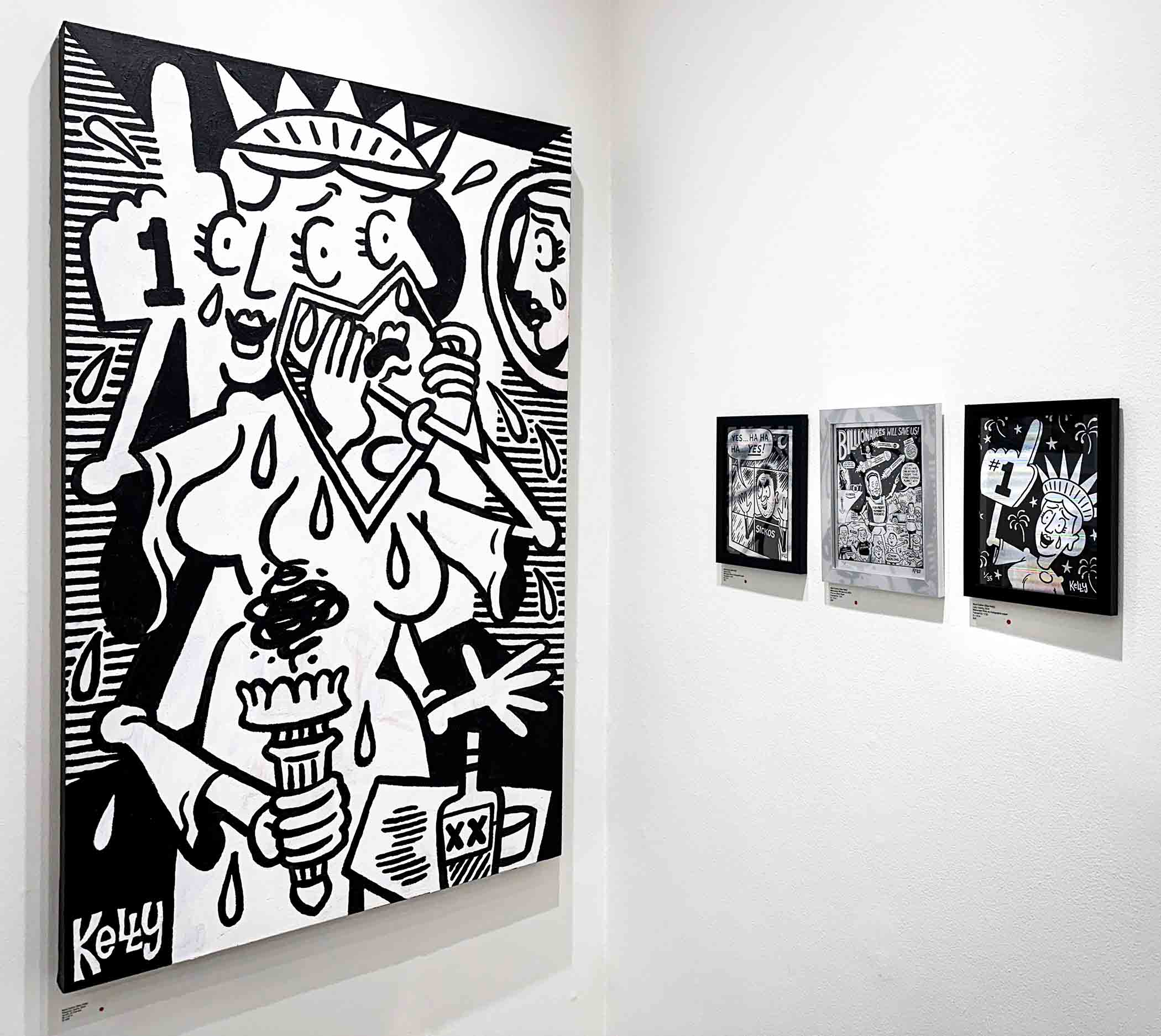 Satire Hits the Canvas: Ward Sutton’s ‘Stan Kelly’ Doesn’t Know How Funny He Really Is 39 2 installation