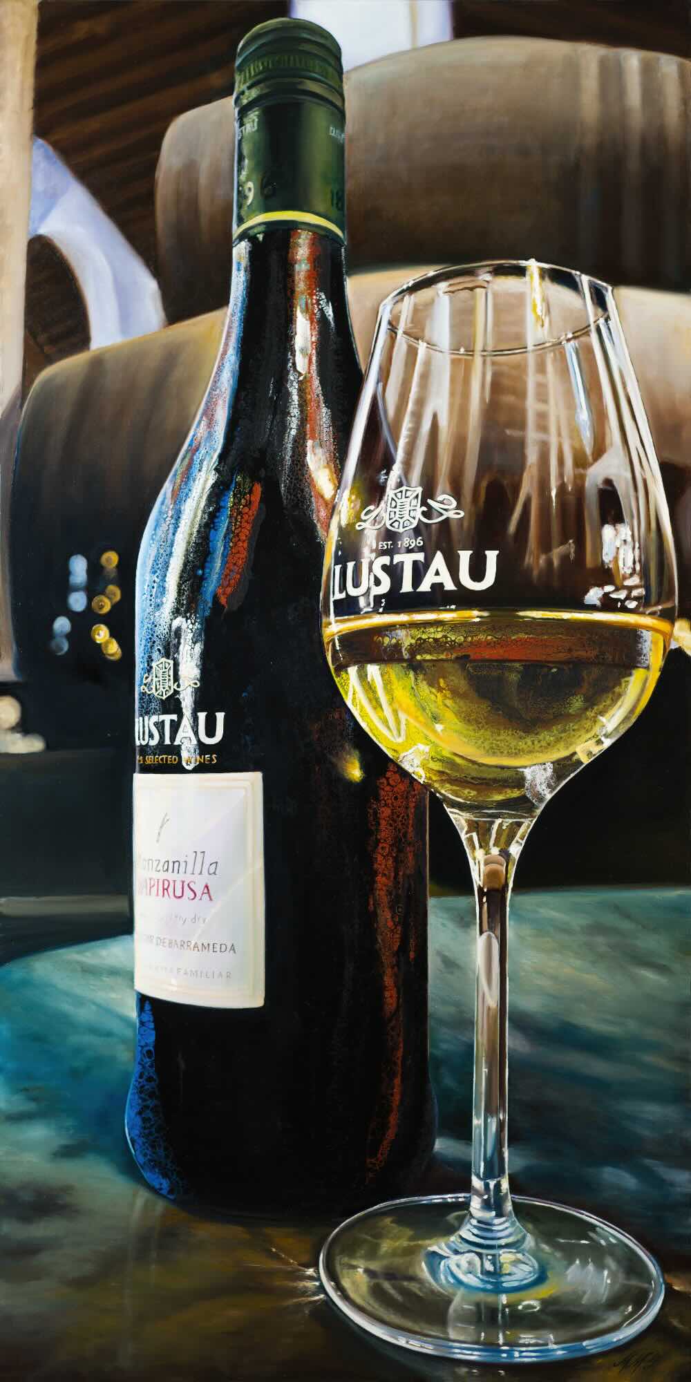 Celebrate Life's Most Cherished Moments Through Luxury Art 38 Copy of Spirit of Andalusia Bodegas Lustau finished
