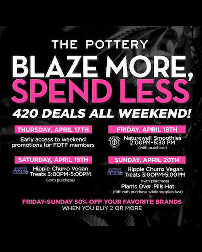 The Pottery 420 Deals 2025