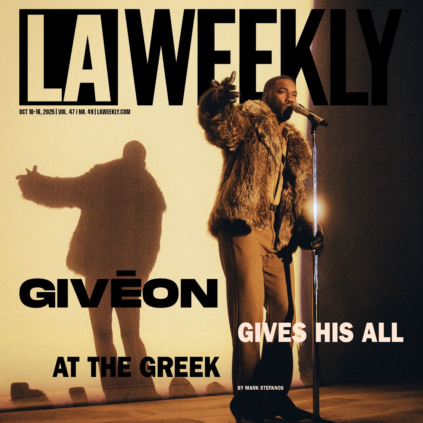 GIVĒON Gives His All at the Greek for 'Dear Beloved, The Tour' 39 10.10.25 Cover no border resize