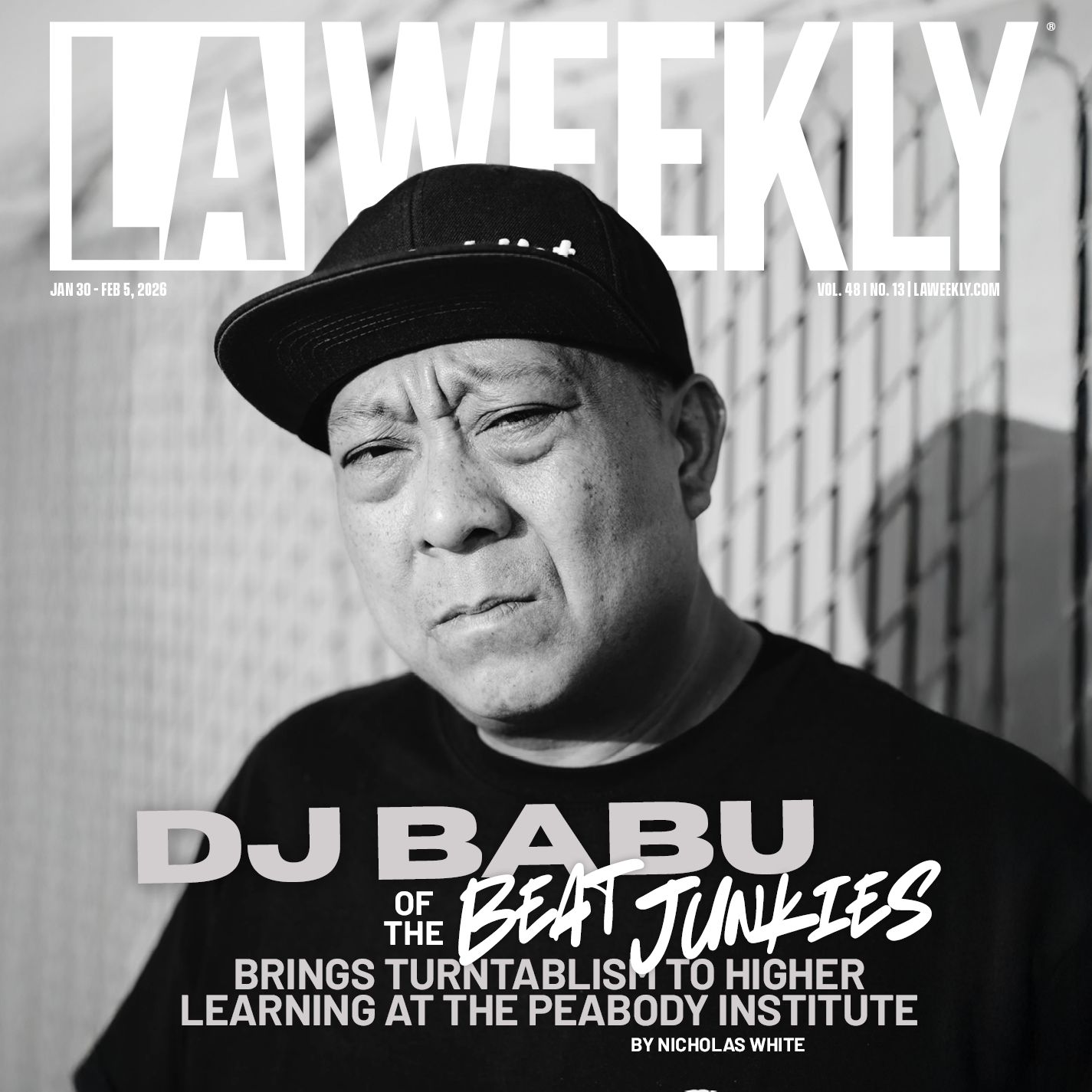 DJ Babu of LA’s The Beat Junkies Brings Turntablism to Higher Learning at the Peabody Institute 44 01.30.26 Cover resize