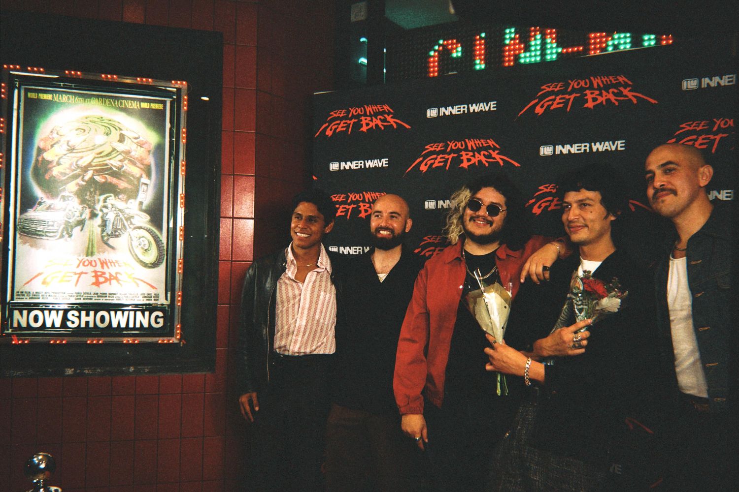 Gardena Indie Rockers Inner Wave Debut Feature Film ‘See You When I Get Back,’ Part of a Triple Project at Gardena Cinema 43 The premiere of See You When I Get Back Photo by Dalia Esquivel @dalkaes.b 2