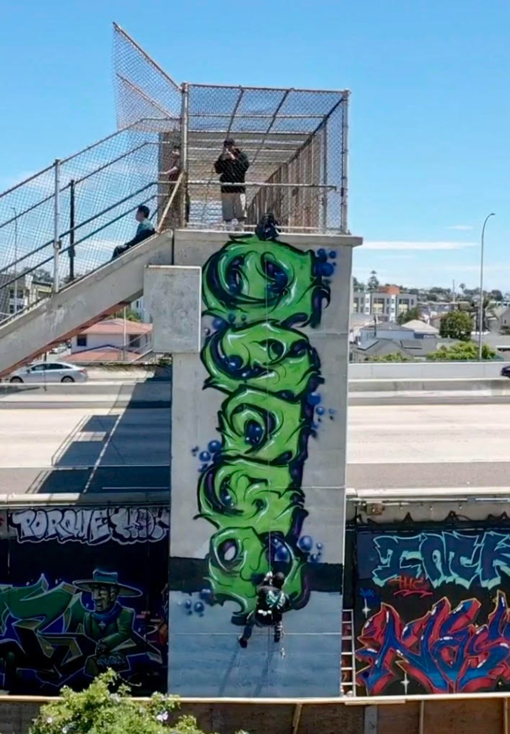 Scaling Walls with Los Angeles’s Rappel Graffiti Artists 41 Rappel 3 DSABL @disablen